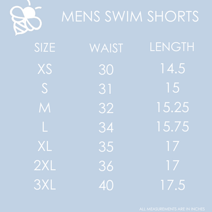 Compression Swim Shorts - Navy Starfish