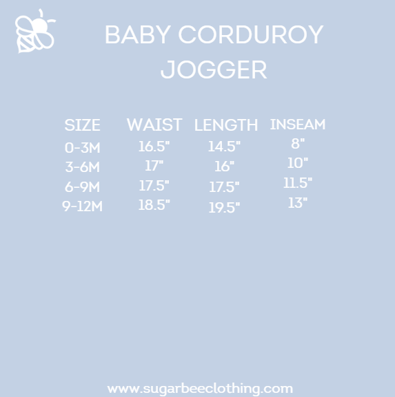 Baby Emmett Corduroy Jogger - Winterberry Red