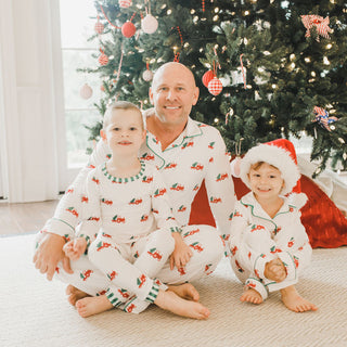 Christmas Tractors - Sugar Bee Clothing
