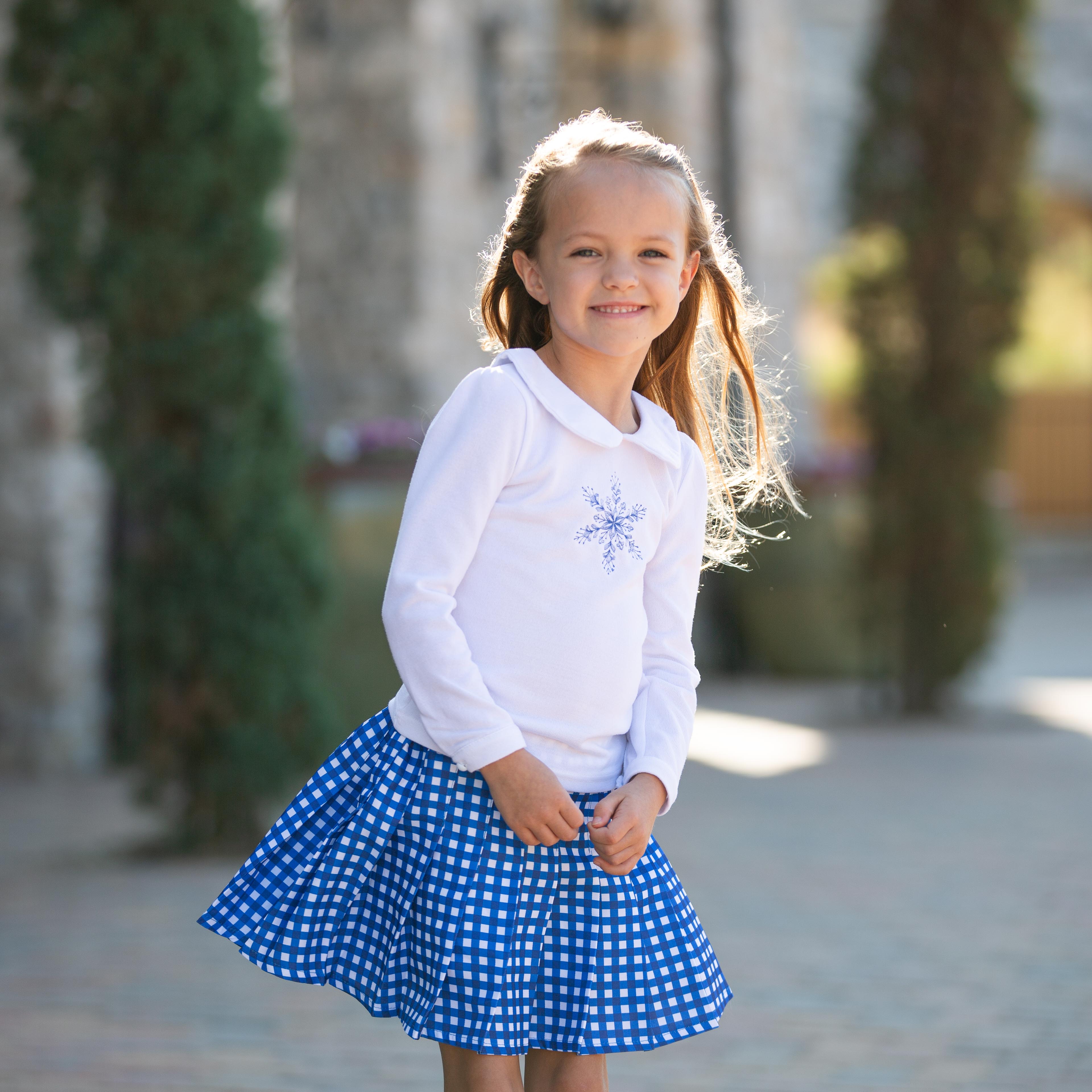 Short pleated outlet skirt 4t