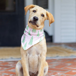 Pink Tree - Pet Bandana Holiday Lounge - Sugar Bee Clothing