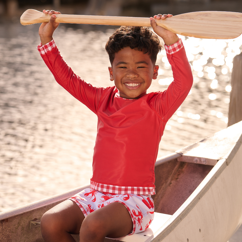 Rashguard - Red Gingham