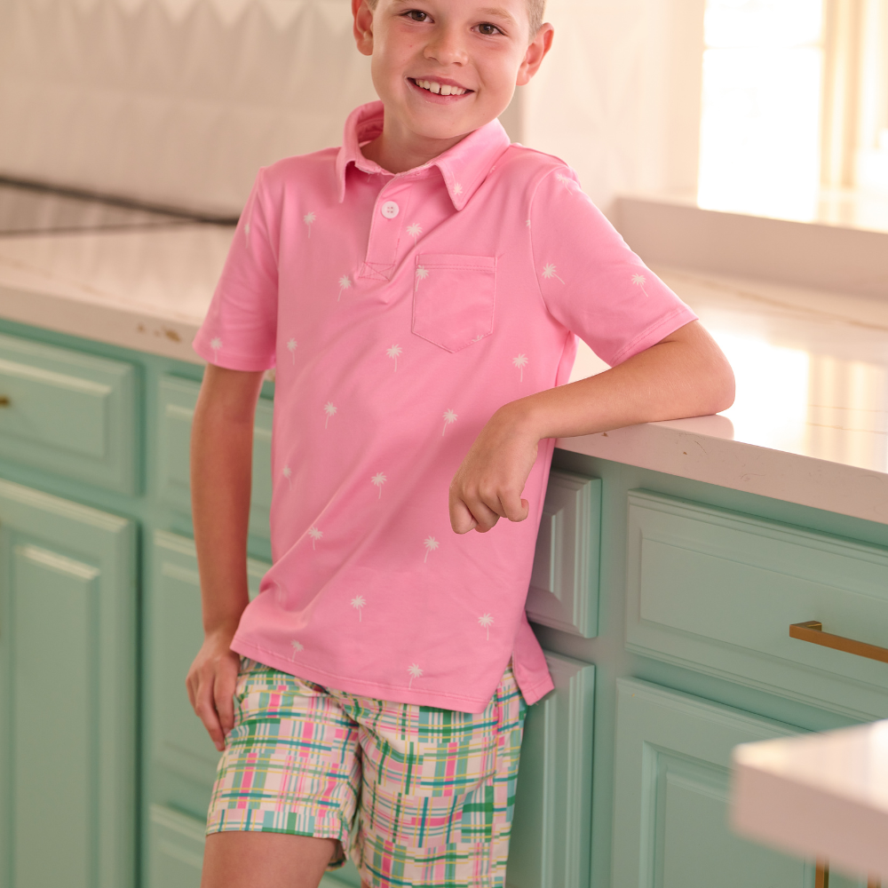 Kent Golf Shorts - Palm Spring Madras