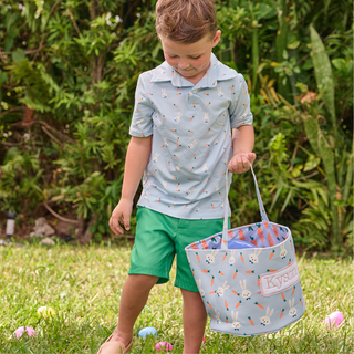 Easter Basket - Blue Carrots - Sugar Bee Clothing