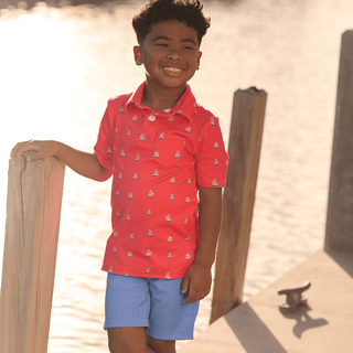 Kent Golf Shorts - French Blue - Sugar Bee Clothing