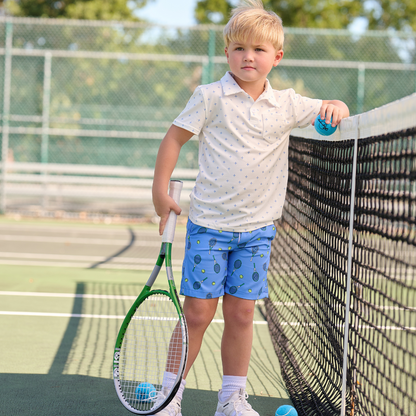 Golf Shorts - French Blue Tennis