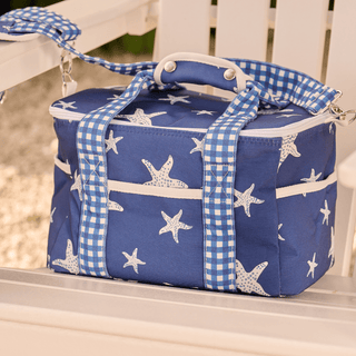 Soft - Sided Coolers - Navy Starfish - Sugar Bee Clothing