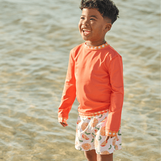 Swim Shorts - Oranges - Sugar Bee Clothing