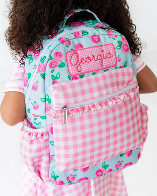 *PREORDER* Backpack - Watercolor Roses - Sugar Bee Clothing