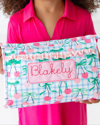 *PREORDER* Pencil Bag - Cherries - Sugar Bee Clothing