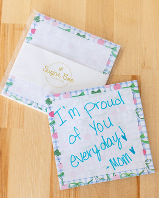 Lunch Bag Notes - Cherries - Sugar Bee Clothing