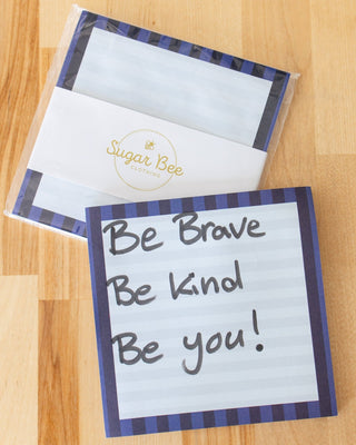 Lunch Bag Notes - Stripes - Sugar Bee Clothing