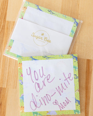 Lunch Bag Notes - Dinosaurs - Sugar Bee Clothing
