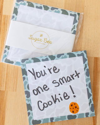 Lunch Bag Notes - Green Camo - Sugar Bee Clothing