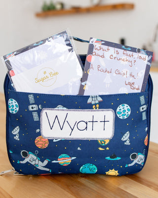 *PREORDER* Lunch Bag - Outer Space - Sugar Bee Clothing