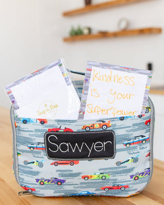 Lunch Bag Notes - Race Cars - Sugar Bee Clothing