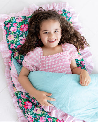 Nap Mat - Peony Floral - Sugar Bee Clothing