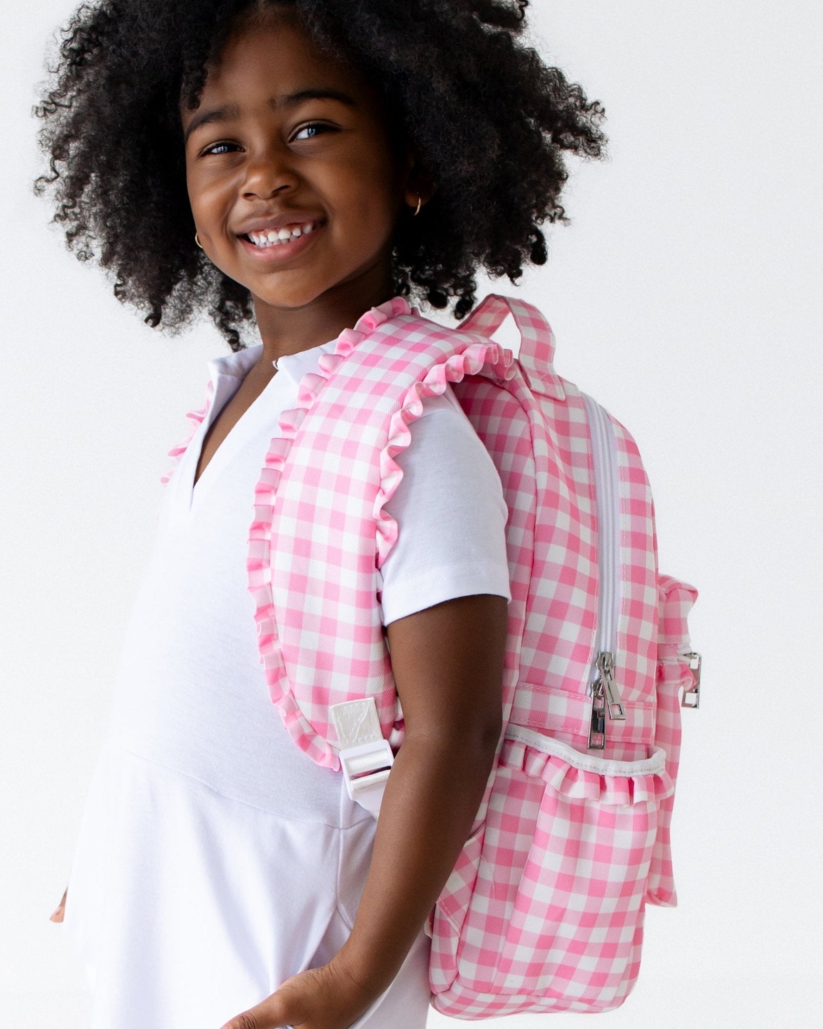 chateau gingham print mini backpack Sugarbee Backpack