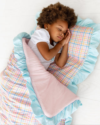 Nap Mat - Pink Plaid - Sugar Bee Clothing