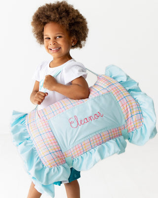 Nap Mat - Pink Plaid - Sugar Bee Clothing