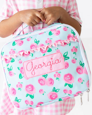 *PREORDER* Lunch Bag - Watercolor Roses - Sugar Bee Clothing