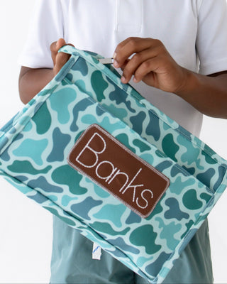 *PREORDER* Pencil Bag - Green Camo - Sugar Bee Clothing