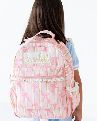 *PREORDER* Backpack - Pink Bows - Sugar Bee Clothing