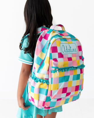 *PREORDER* Backpack - Girl Checkered - Sugar Bee Clothing