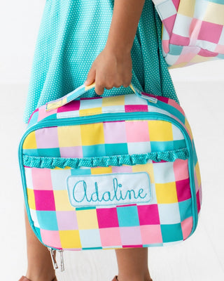 *PREORDER* Lunch Bag - Girl Checkered - Sugar Bee Clothing