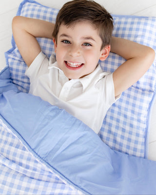 Nap Mat - Blue Gingham - Sugar Bee Clothing
