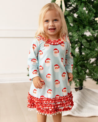 Gown with Bloomers - Vintage Santa Holiday Lounge - Sugar Bee Clothing