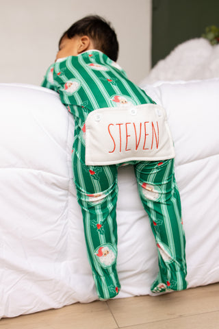 ****PREORDER***Zippy Buttflap Pajamas - Red Hat Santa