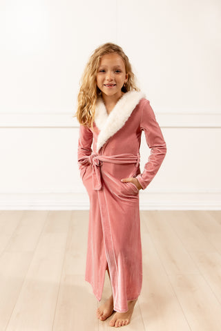 ****PREORDER***Mini Eleanor Robe - Pink
