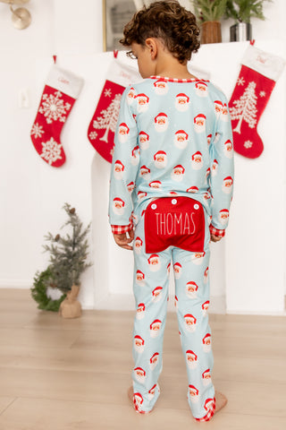 ****PREORDER***Buttflap Pajamas - Vintage Santa Holiday Lounge