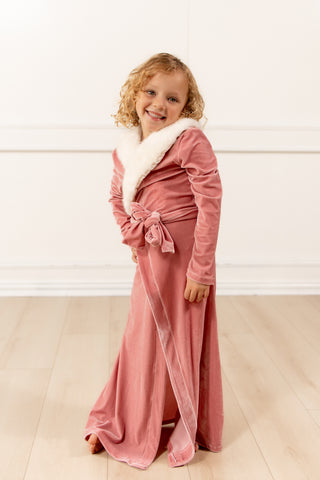 ****PREORDER***Mini Eleanor Robe - Pink