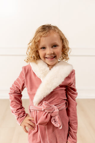 ****PREORDER***Mini Eleanor Robe - Pink