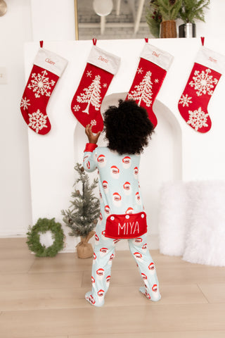 ****PREORDER***Ruffle Zippy - Vintage Black Santa Claus Holiday Lounge
