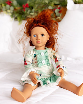 ****PREORDER***Doll Gown - Winter Ducks - Sugar Bee Clothing