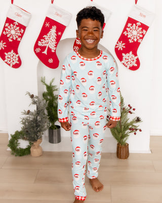 ****PREORDER***Buttflap Pajamas - Vintage Black Santa Claus Holiday Lounge