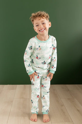 ****PREORDER***Buttflap Pajamas - Winter Ducks - Sugar Bee Clothing