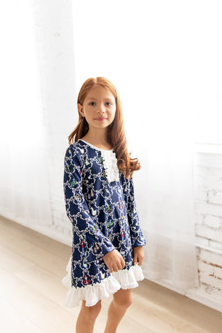 ****PREORDER***Gown with Bloomers - 12 Days of Christmas - Sugar Bee Clothing