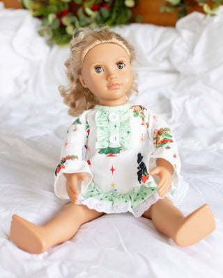 ****PREORDER***Doll Gown - Christmas Memories - Sugar Bee Clothing