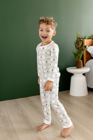 ****PREORDER***Buttflap Pajamas - Holiday Gingham - Sugar Bee Clothing