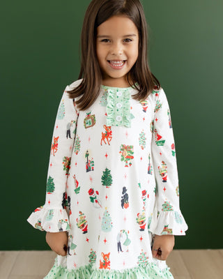 ****PREORDER***Gown With Bloomers - Christmas Memories - Sugar Bee Clothing