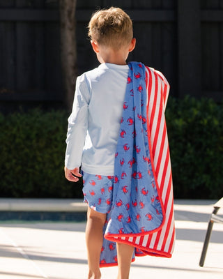 Swim Towel - Coastal Crab - Sugar Bee Clothing
