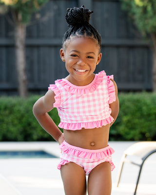 ***PREORDER***Ruffle Bikini - Pink Gingham