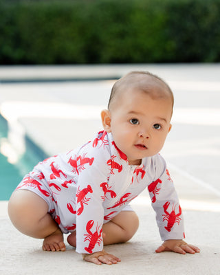 ***PREORDER***One - Piece Baby Swimsuit - Crawfish