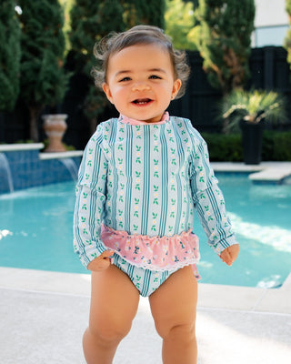 Rashguard Tankini - Daisy Daydreams - Sugar Bee Clothing