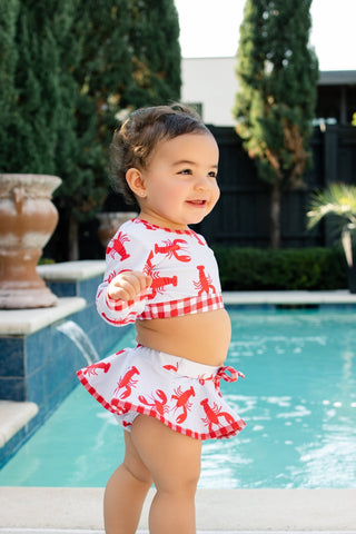 Skirt Bikini - Crawfish - Sugar Bee Clothing