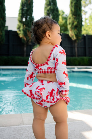 Skirt Bikini - Crawfish - Sugar Bee Clothing